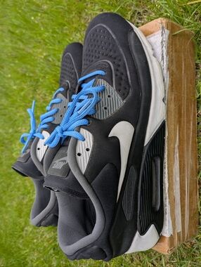 Nike Air Max 90 men's size 13 Black White Blue